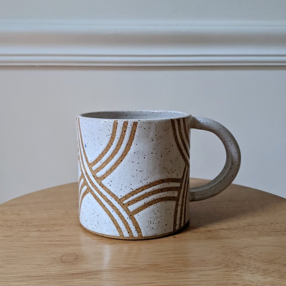 CHRISTI AHEE CERAMICS Speckled Sand Dunes Mug
